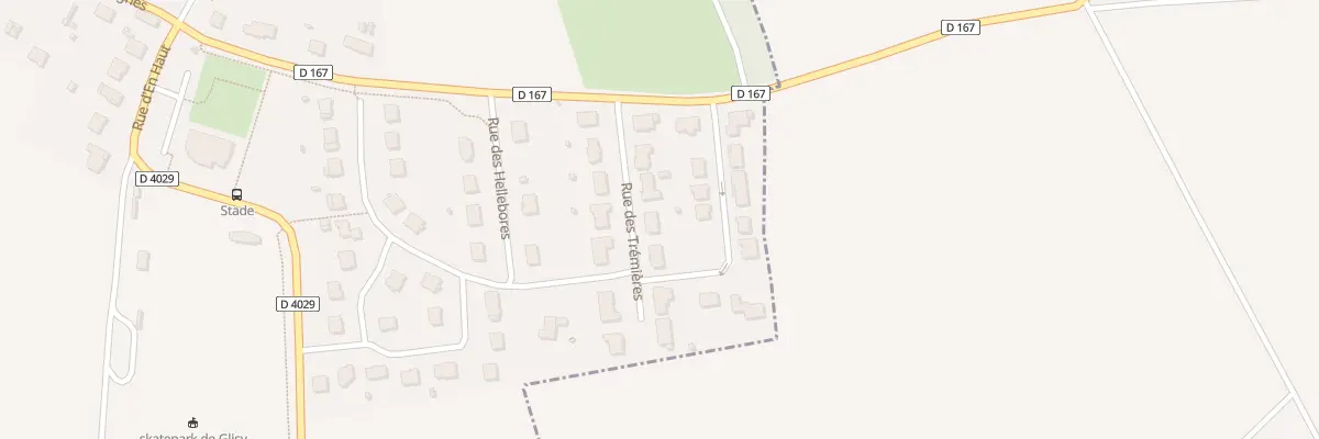 Plan du 24 Rue des Trémières à Glisy