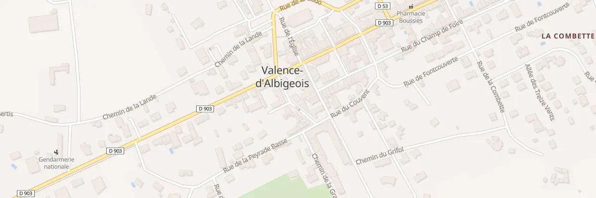 Plan du 3 Rue de la Mairie à Valence-d’Albigeois