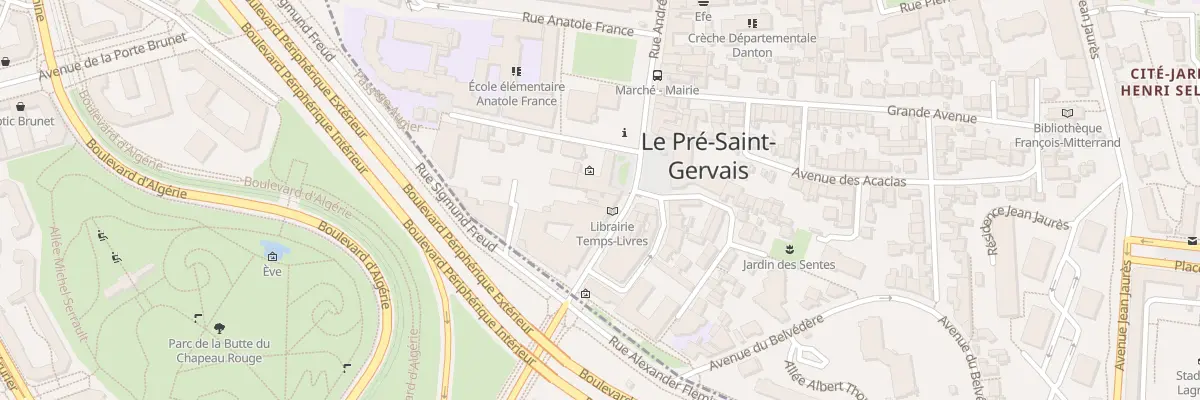 Plan du 86 Rue André Joineau au Pré-Saint-Gervais