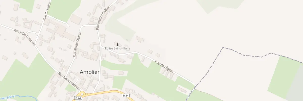 Plan du 151 Rue de l’Eglise à Amplier