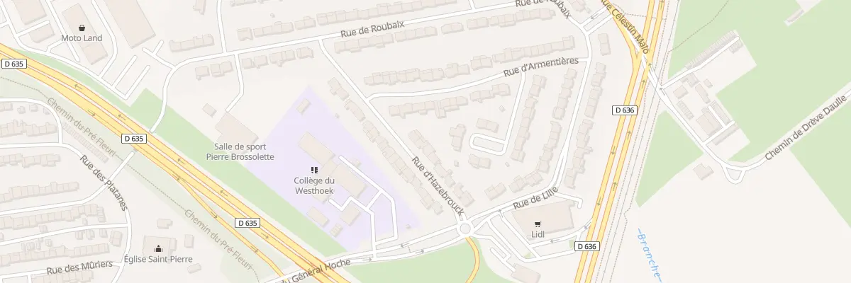 Plan du 6 Rue d’Hazebrouck à Coudekerque-Branche