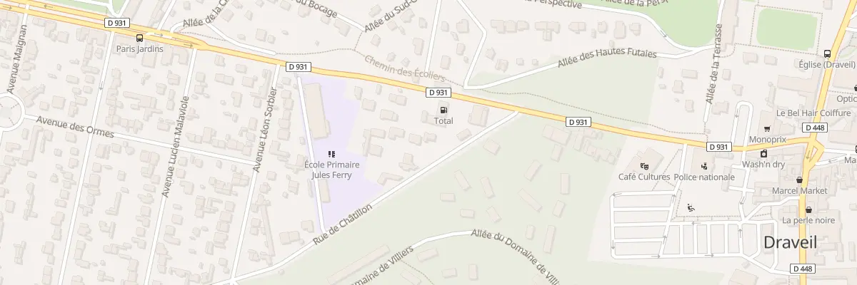 Plan du 89 Rue de Châtillon à Draveil