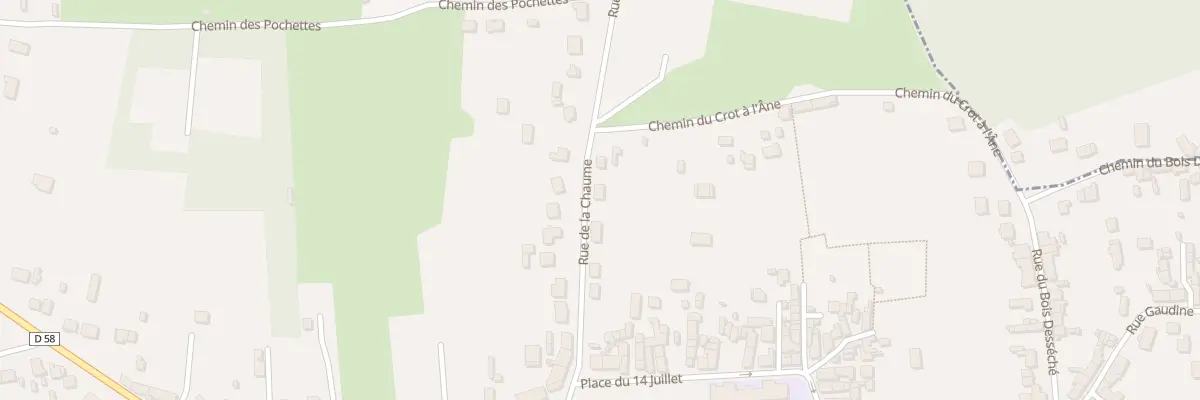Plan du 14 Rue de la Chaume à Bourges