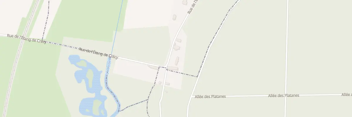 Plan du 3 Rue de l’Etang de Crecy à Airion
