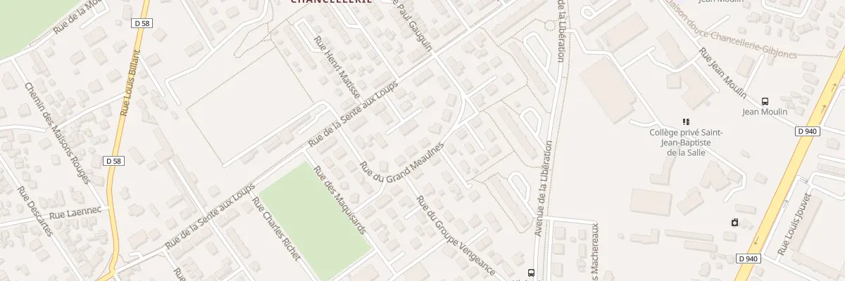 Plan du 13 Rue du Grand Meaulnes à Bourges