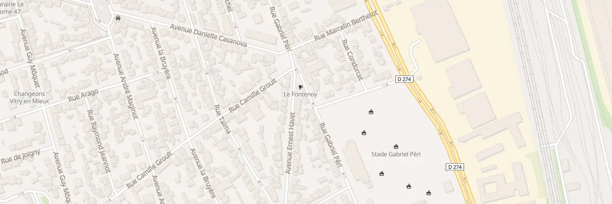 Plan du 111 Rue Gabriel Péri à Vitry-sur-Seine