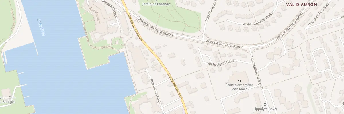 Plan du 177 Rue de Lazenay à Bourges