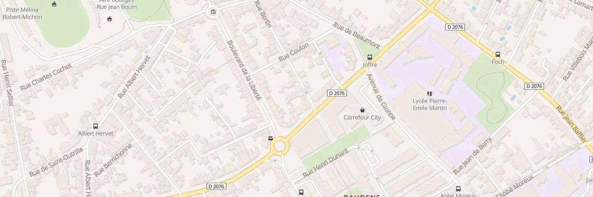 Plan du 24 Rue Bertin à Bourges