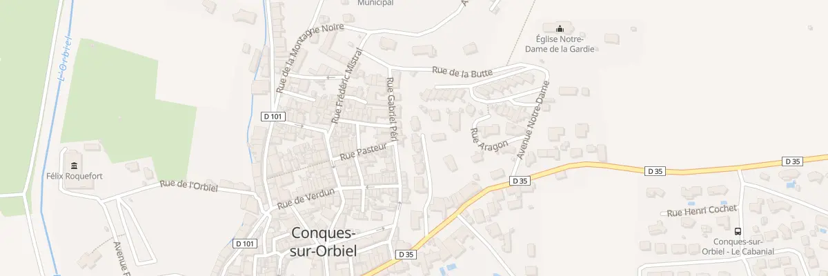 Plan du 17 Av de Notre Dame à Conques-sur-Orbiel