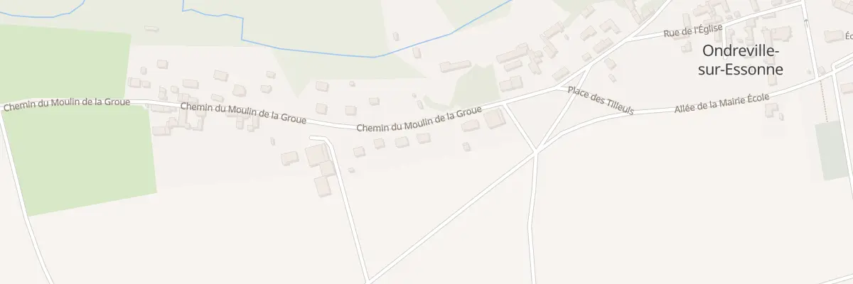 Plan du 5001 Che du Moulin de la Groue à Ondreville-sur-Essonne