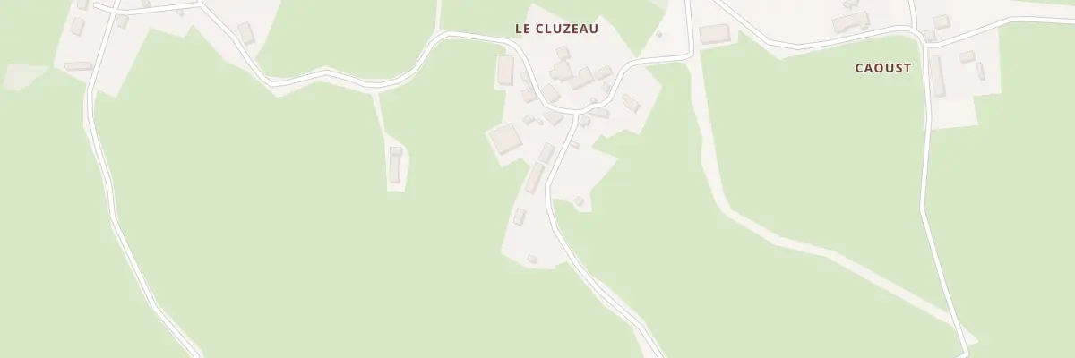 Plan du 4 Le Cluzeau à Mainsat