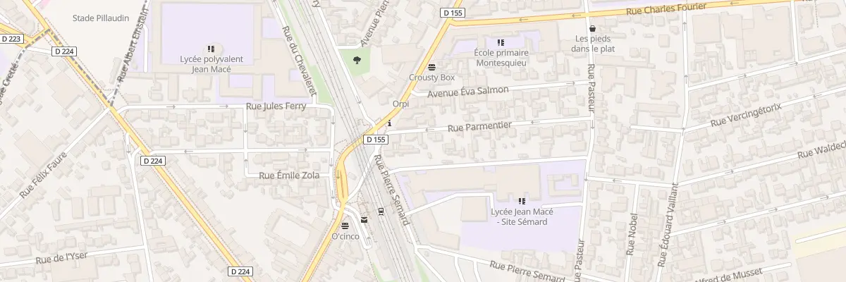 Plan du 31 Rue Parmentier à Vitry-sur-Seine