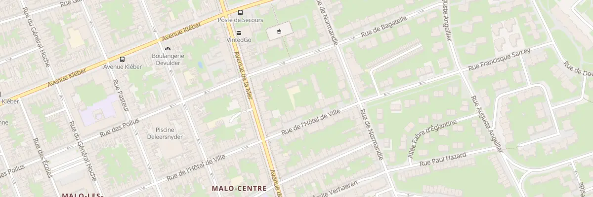 Plan du 185 Rue de l’Hôtel de Ville à Dunkerque