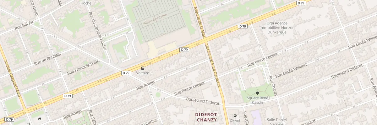 Plan du 511 Rue Arago à Dunkerque