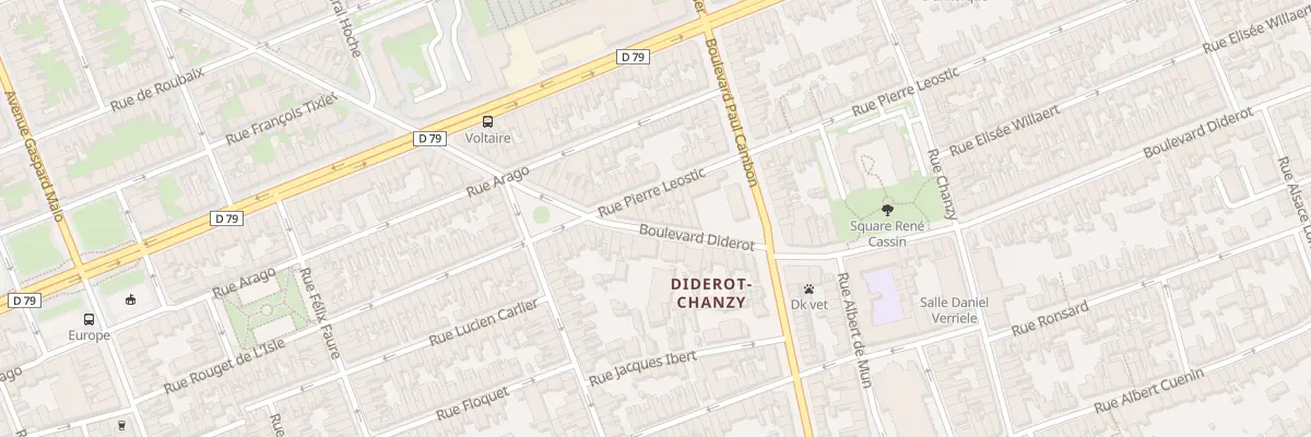 Plan du 49 Bd Diderot à Dunkerque