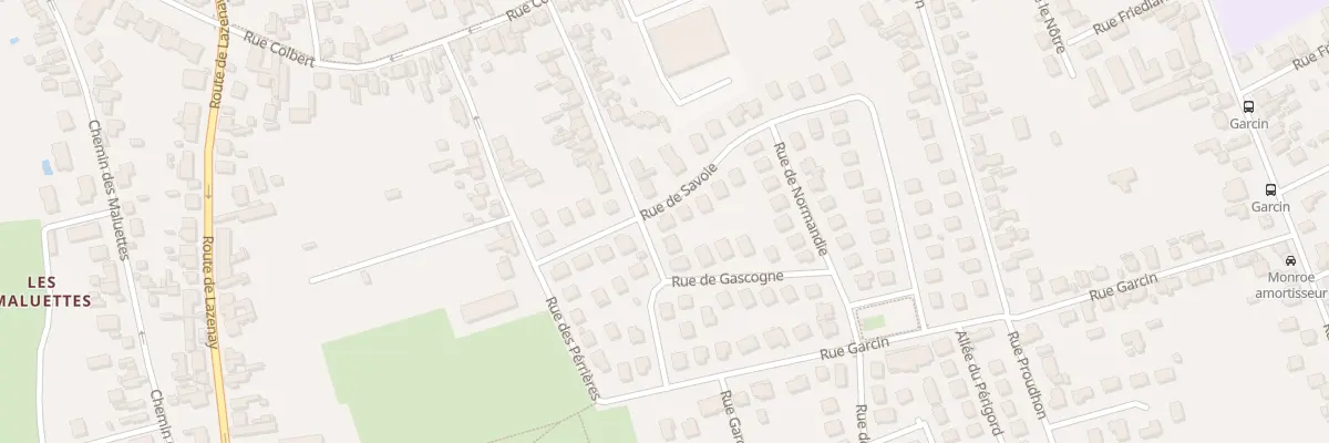 Plan du 21 Rue Fabre d’Eglantine à Bourges