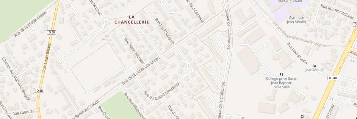 Plan du 21 Rue du Grand Meaulnes à Bourges
