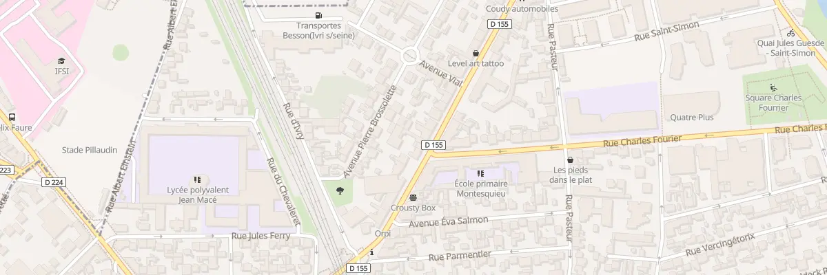Plan du 21 Av Anatole France à Vitry-sur-Seine
