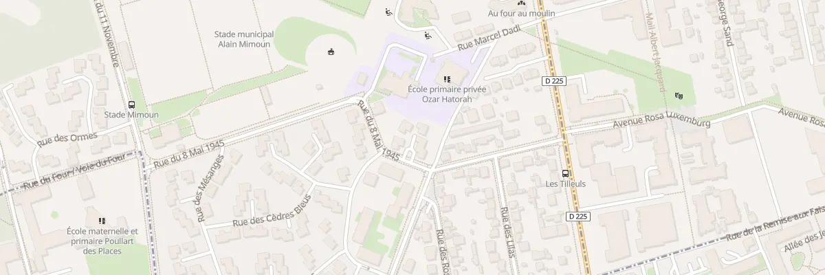 Plan du 8 Rue des Erables à Thiais