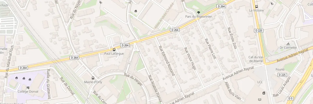 Plan du 23 Rue Edmond Rostand à Orly
