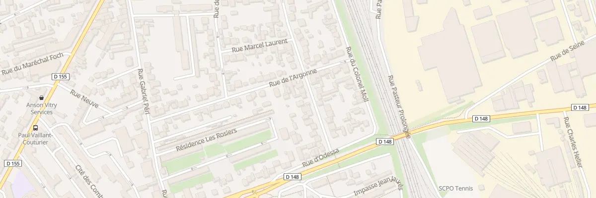 Plan du 19 Rue de la Marne à Vitry-sur-Seine
