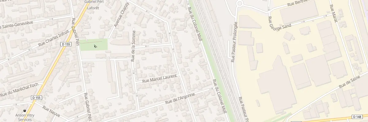 Plan du 38 Rue de la Marne à Vitry-sur-Seine