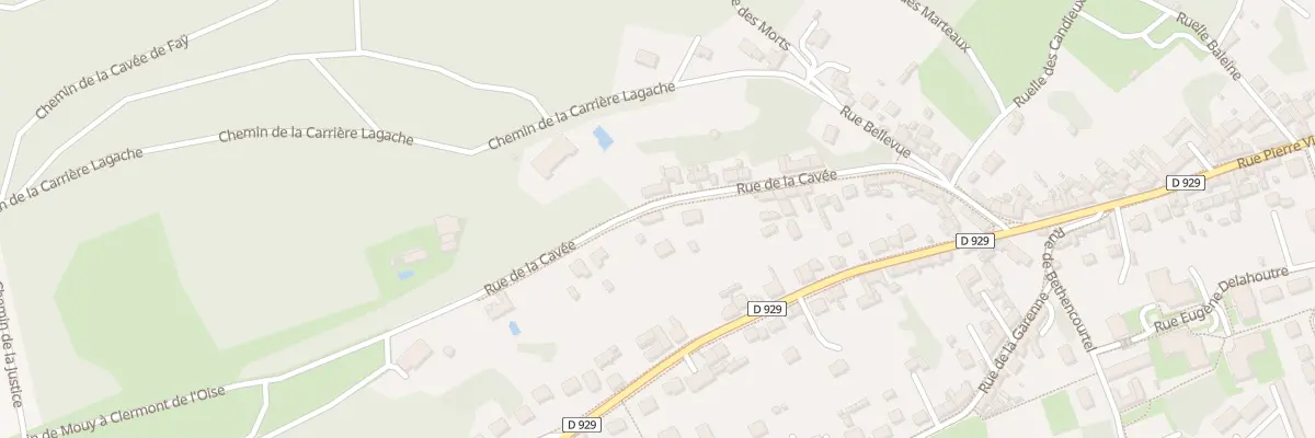 Plan du 29 Rue de la Cavée à Clermont