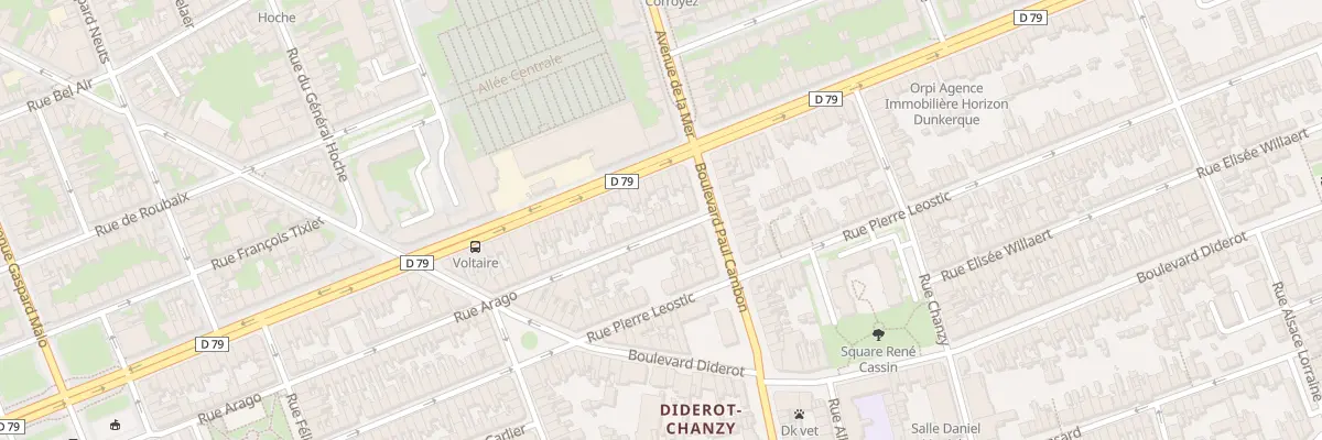 Plan du 529 Rue Arago à Dunkerque