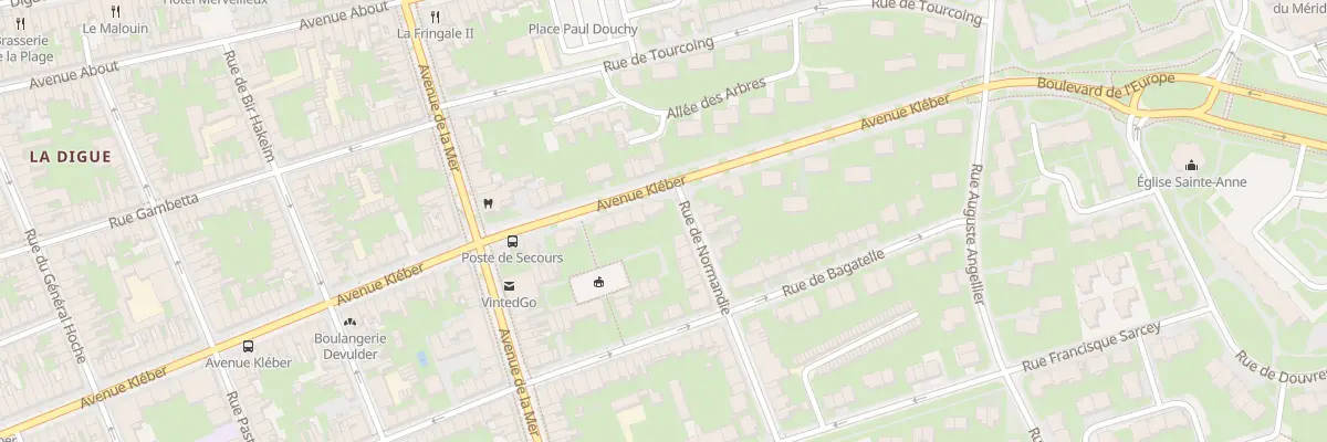 Plan du 132 Av Kléber à Dunkerque