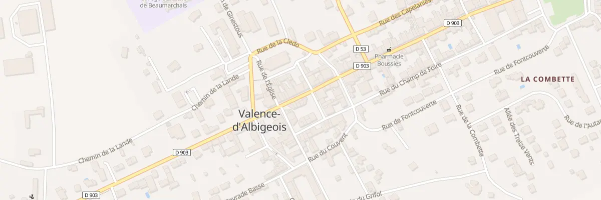 Plan du 10 Gr Grand Rue à Valence-d’Albigeois