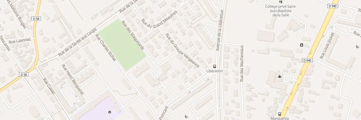 Plan du 16 Rue Melinee Missak Manouchian à Bourges