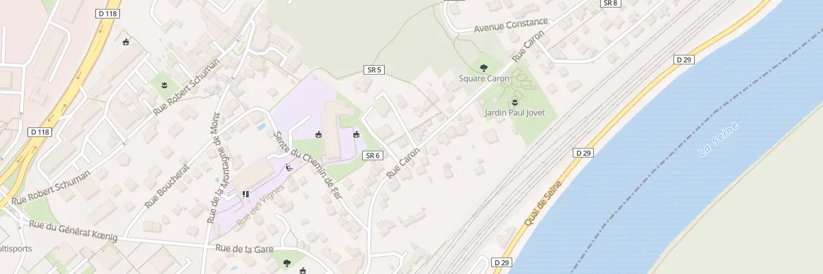 Plan du 23B Rue Caron à Athis-Mons