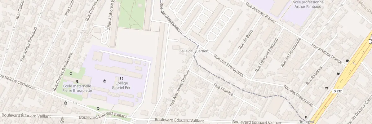 Plan du 27 Rue Alexandre Dumas à Aubervilliers