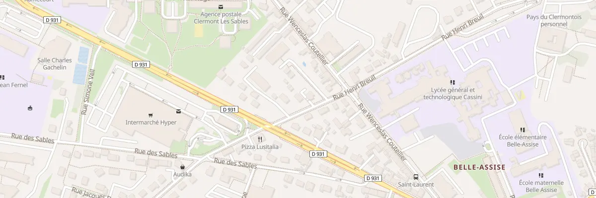Plan du 48 Rue Henri Breuil à Clermont