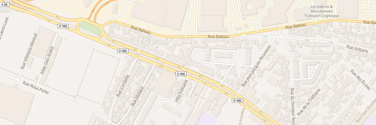 Plan du 49 Av Jean Jaurès à La Courneuve