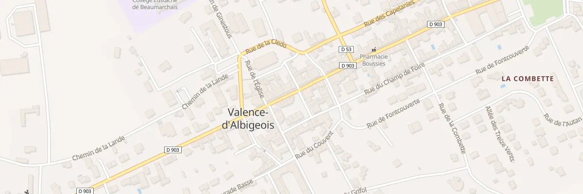 Plan du 12 Pl du Coq à Valence-d’Albigeois