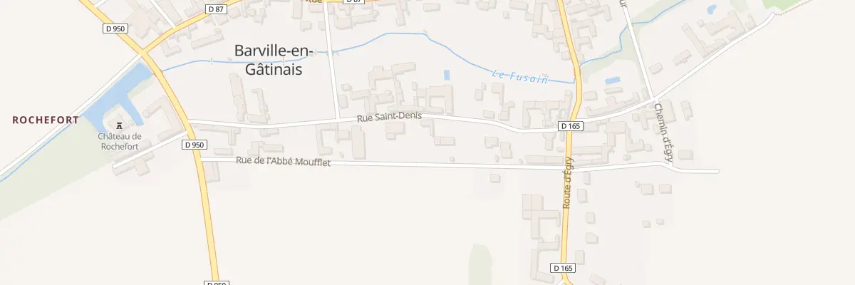 Plan du 7 Rue St Denis à Barville-en-Gâtinais