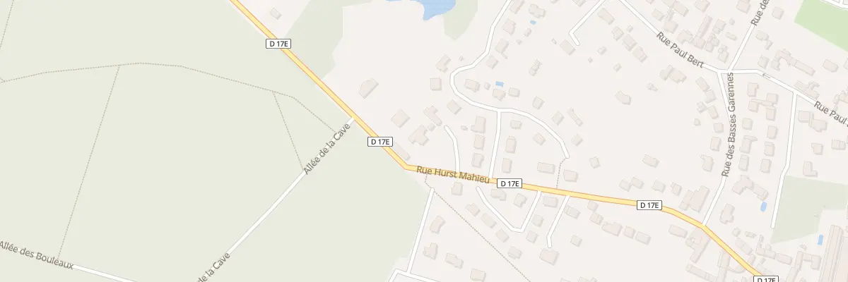 Plan du 50 Rue Hurst Mahieux à Gouvieux