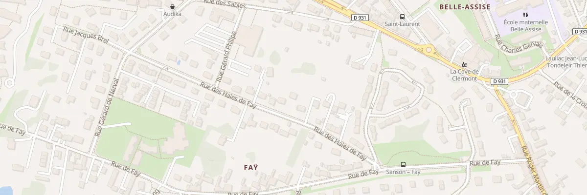 Plan du 27 Che des Haies de Fay à Clermont