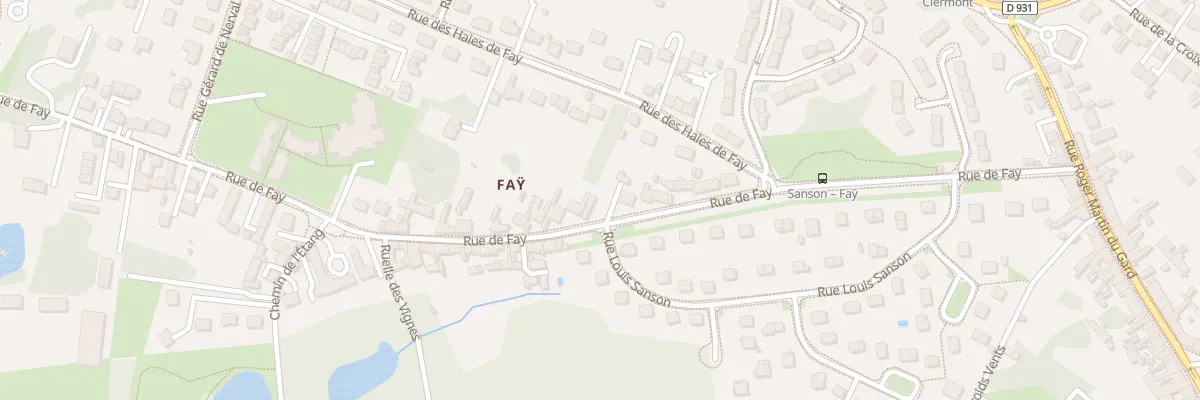 Plan du 10B Rue de Fay à Clermont