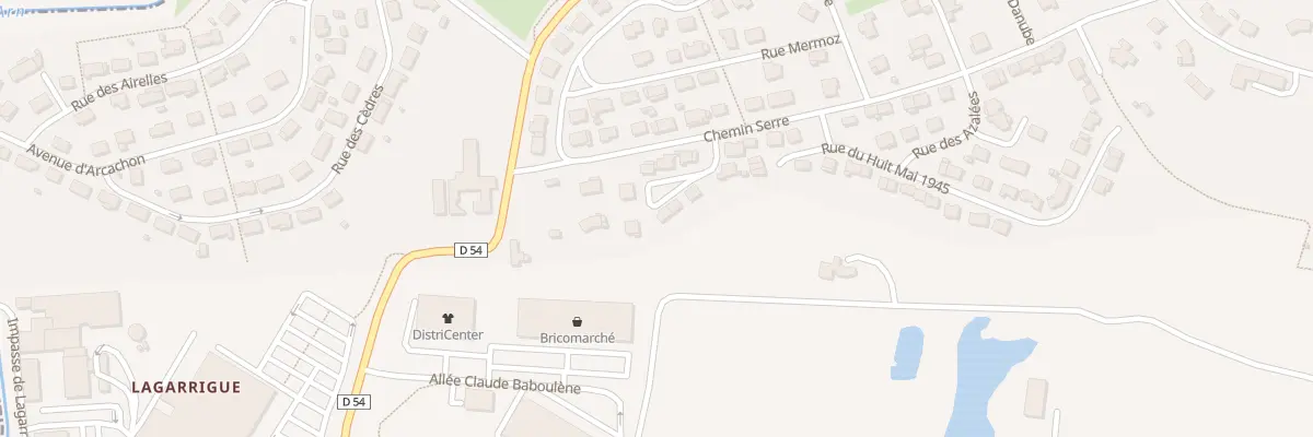 Plan du 6 Rue de la Maison du Berger à Bout-du-Pont-de-Larn
