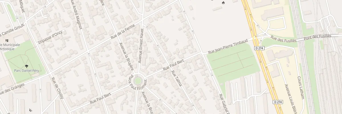 Plan du 52 Rue Talma à Vitry-sur-Seine
