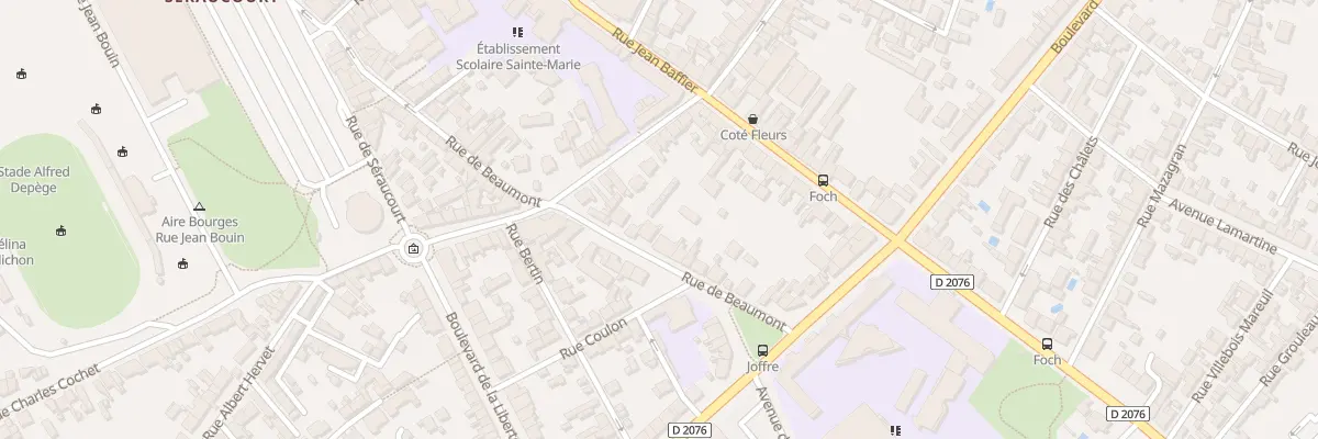 Plan du 39 Rue de Beaumont à Bourges