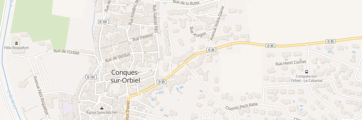 Plan du 21 Av de Notre Dame à Conques-sur-Orbiel