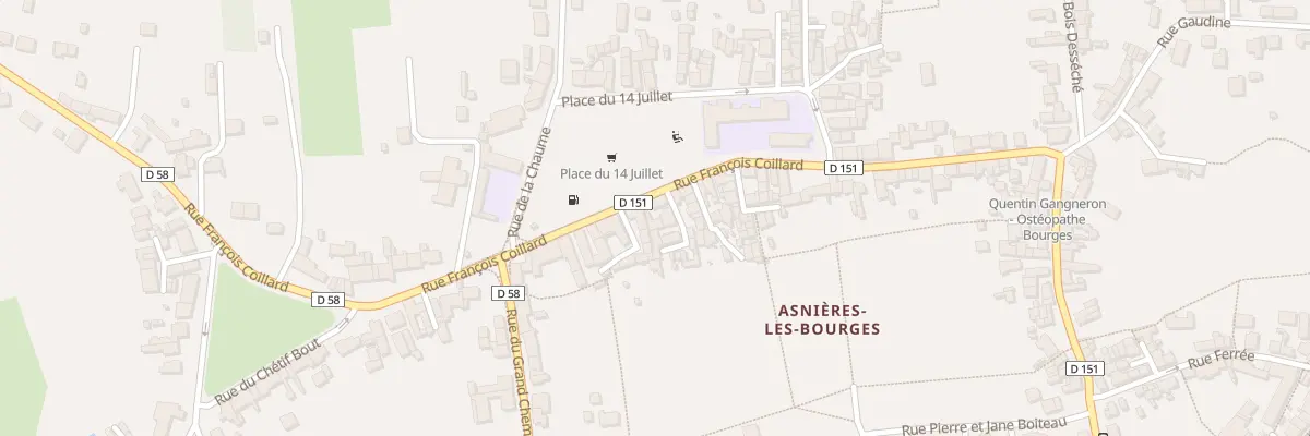 Plan du 27B Pl du 14 Juillet à Bourges