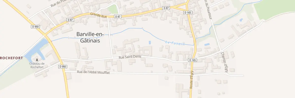 Plan du 14 Rue St Denis à Barville-en-Gâtinais