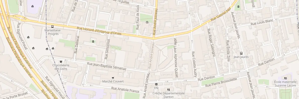 Plan du 58 Rue André Joineau au Pré-Saint-Gervais