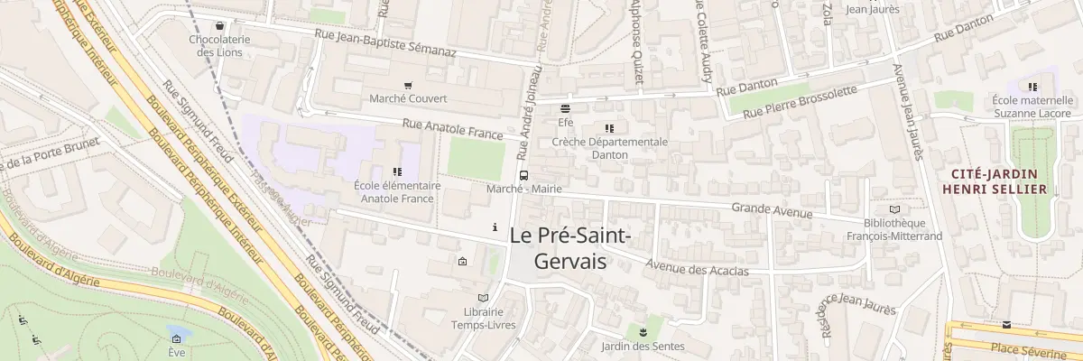Plan du 71 Rue André Joineau au Pré-Saint-Gervais