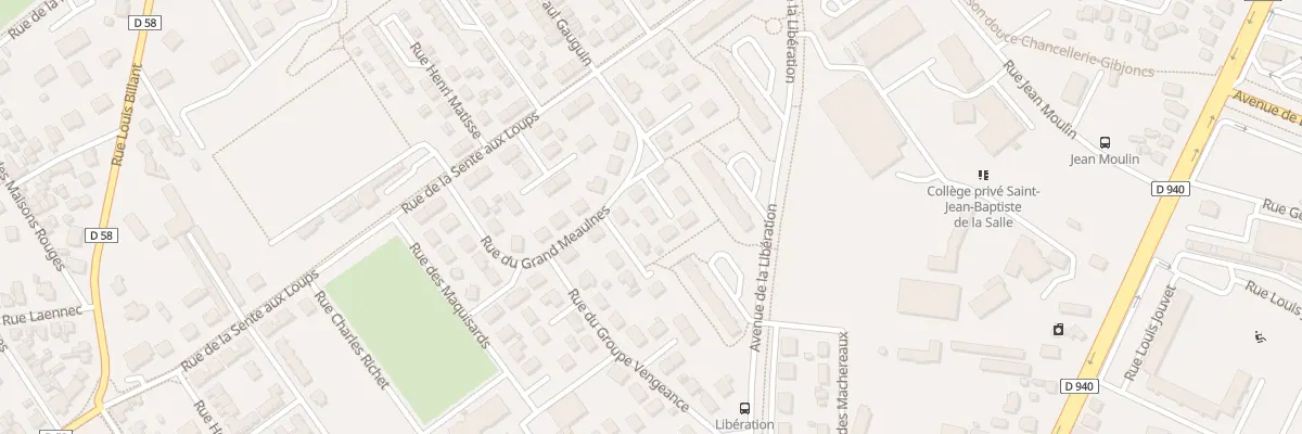 Plan du 32 Rue du Grand Meaulnes à Bourges