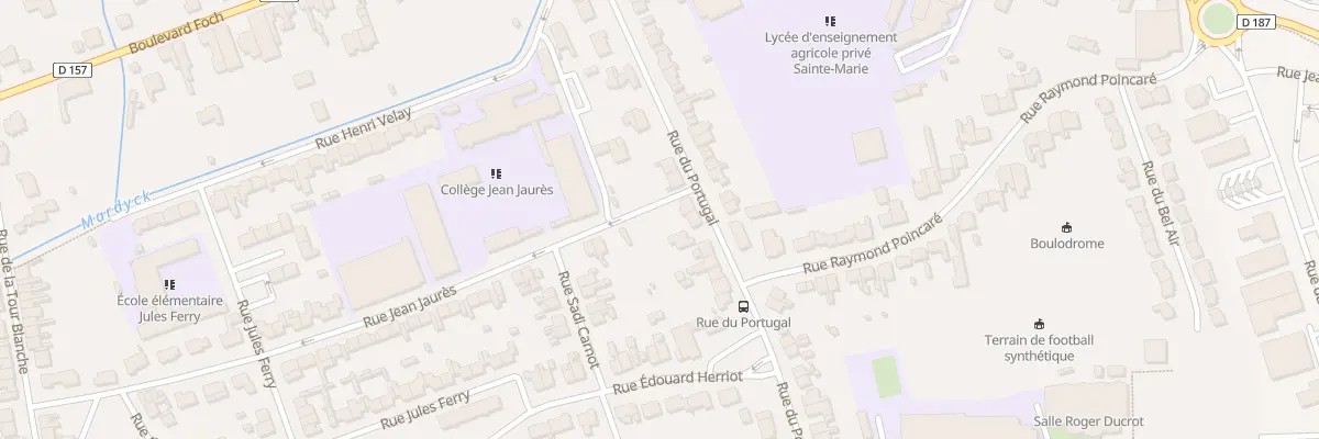 Plan du 18 Rue du Portugal à Aire-sur-la-Lys